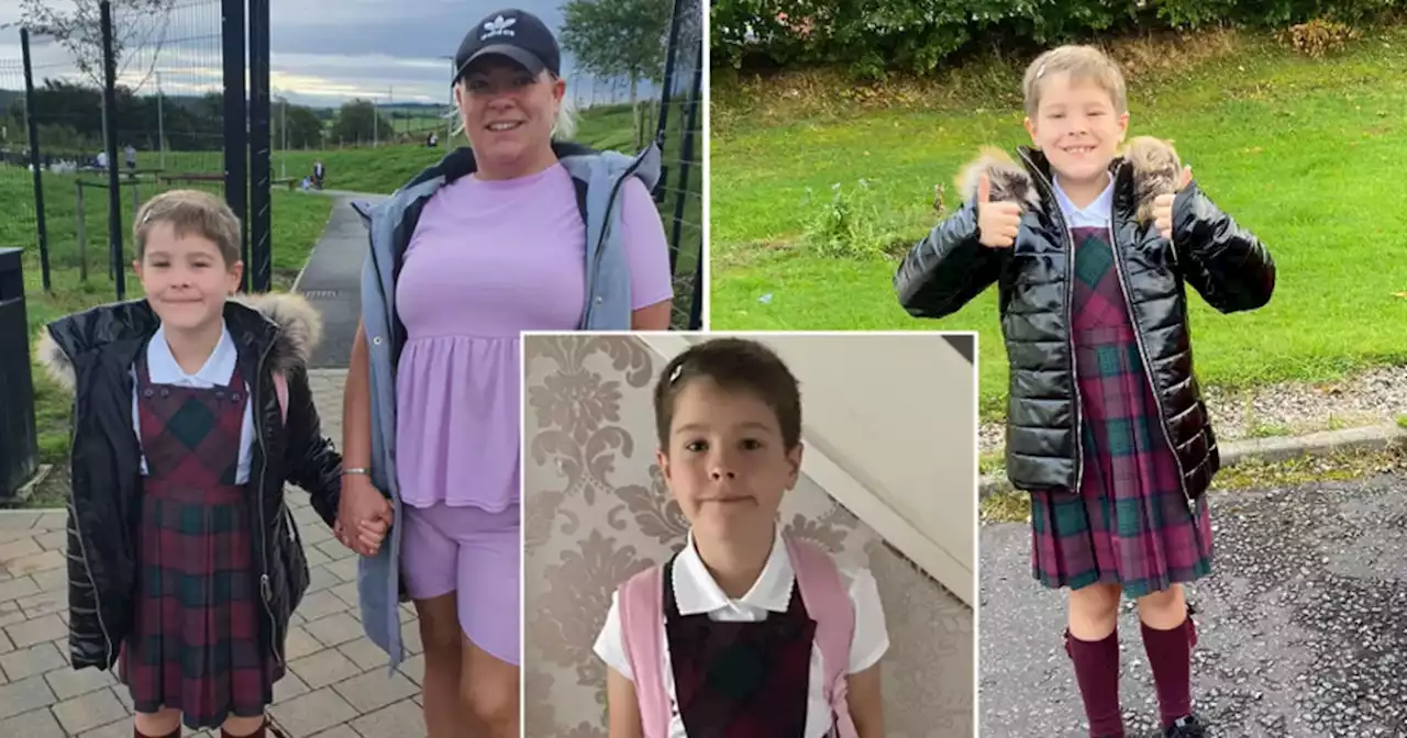 Scots schoolboy who wears girls' clothes to class hailed as 'inspirational'