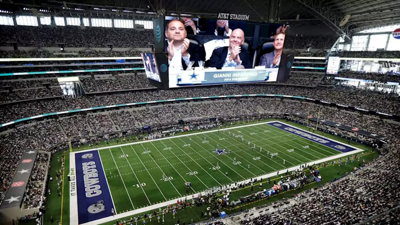 Cowboys’ Stephen Jones discusses showcasing AT&T Stadium, North Texas to FIFA president