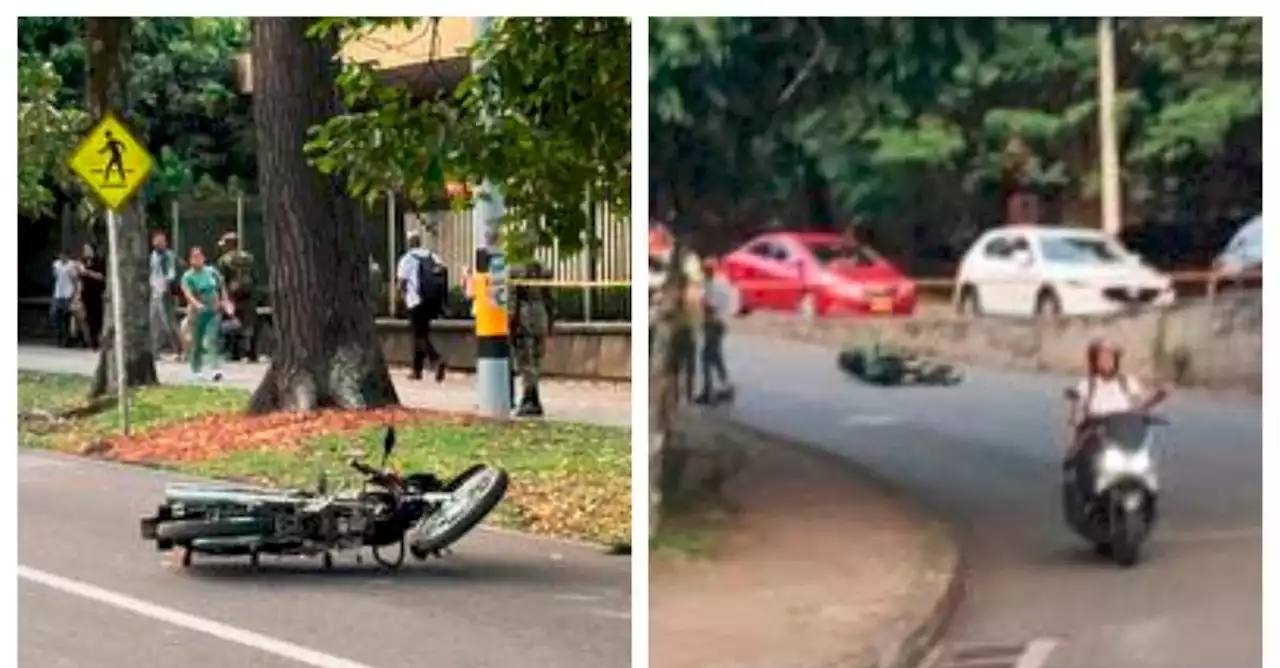 Accidentes dejaron dos muertos a la misma hora en dos puntos de Medellín