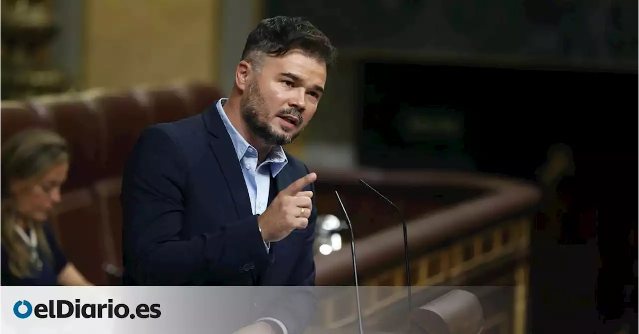 Rufián defiende el uso de las lenguas oficiales: “Aquí no hay perdedores, como mucho hay ignorantes”