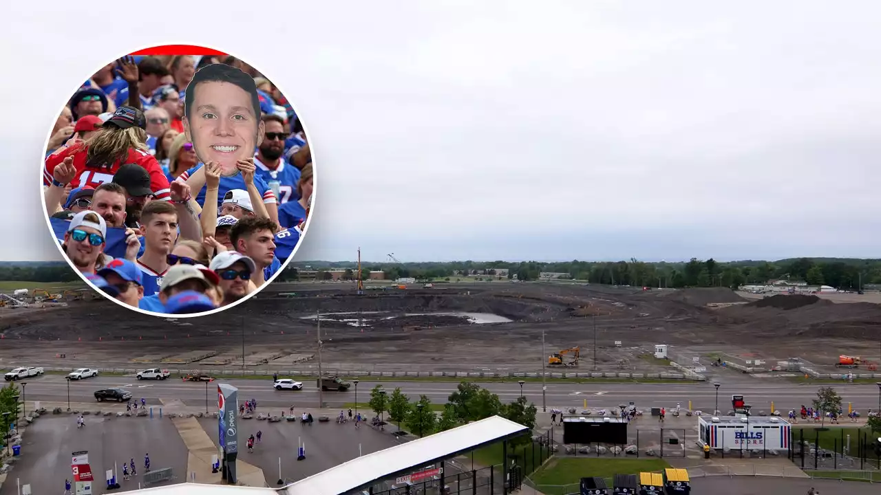 Man on LSD, other drugs and covered in feces jumps into pit at Bills' new stadium site, officials say