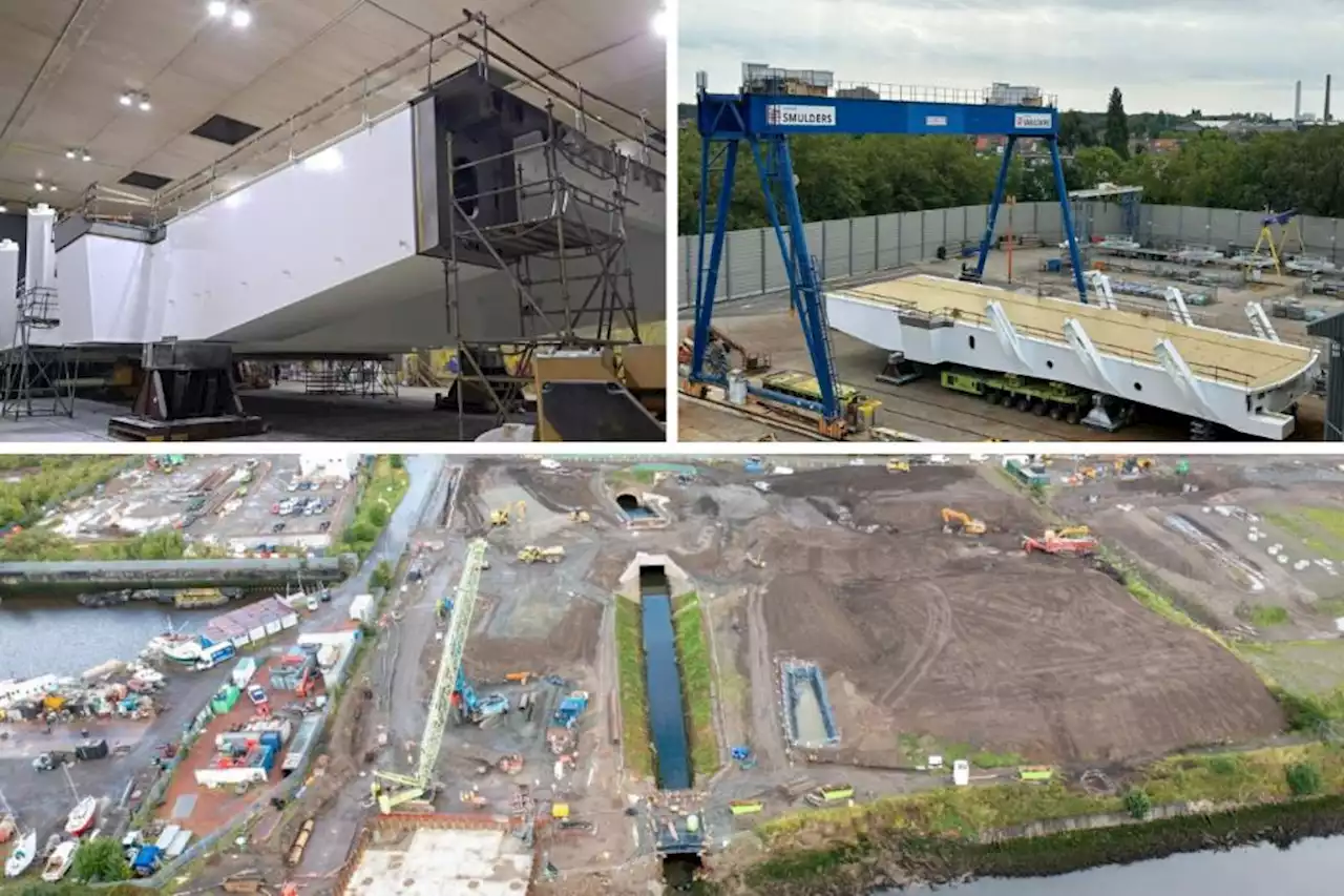 New images of first opening road bridge over the River Clyde revealed