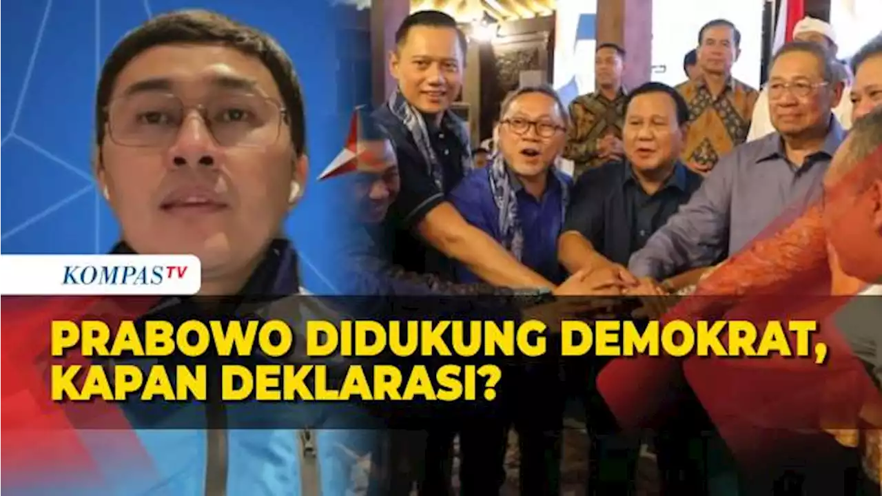 Prabowo Didukung Partai Demokrat, Kapan AHY Deklarasi?