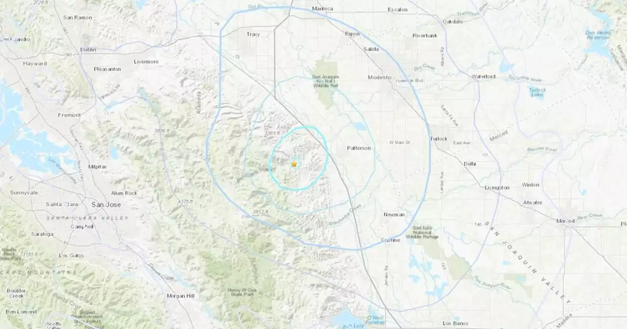 Magnitude 3.9 earthquake rattles Central Valley, felt in parts of East Bay