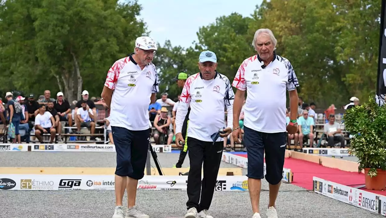 Christian Lagarde sacré champion d'Europe de pétanque avec l'équipe de France vétérans