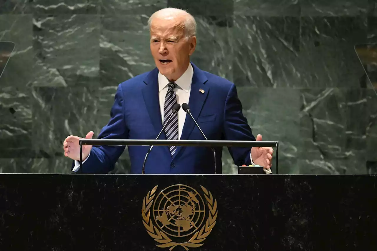 En la ONU, Biden defendió a Ucrania ante la invasión de Rusia y dijo que si es dividida ninguna nación se sentirá segura