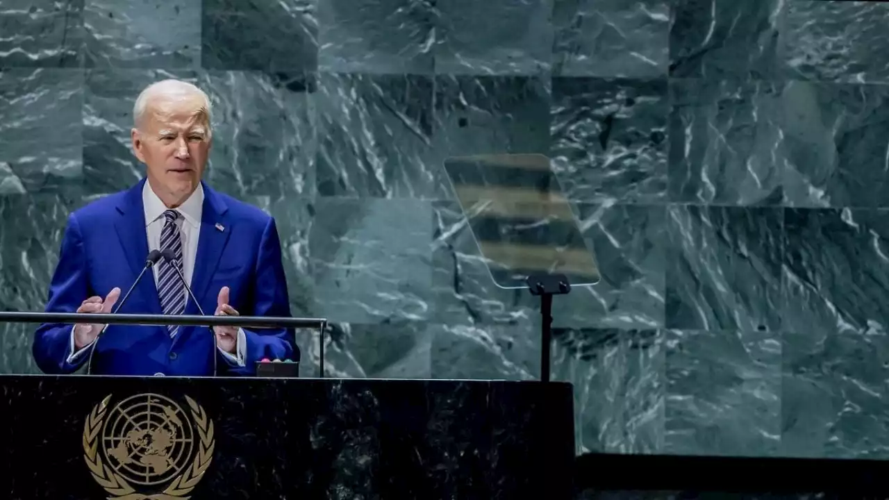 Biden reafirma el apoyo a Ucrania en la Asamblea General de la ONU