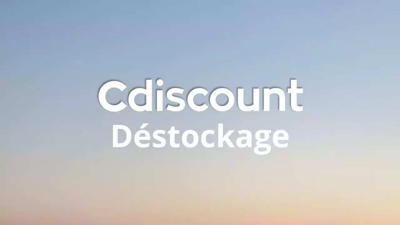 Déstockage Cdiscount : les remises continuent à pleuvoir sur le site marchand