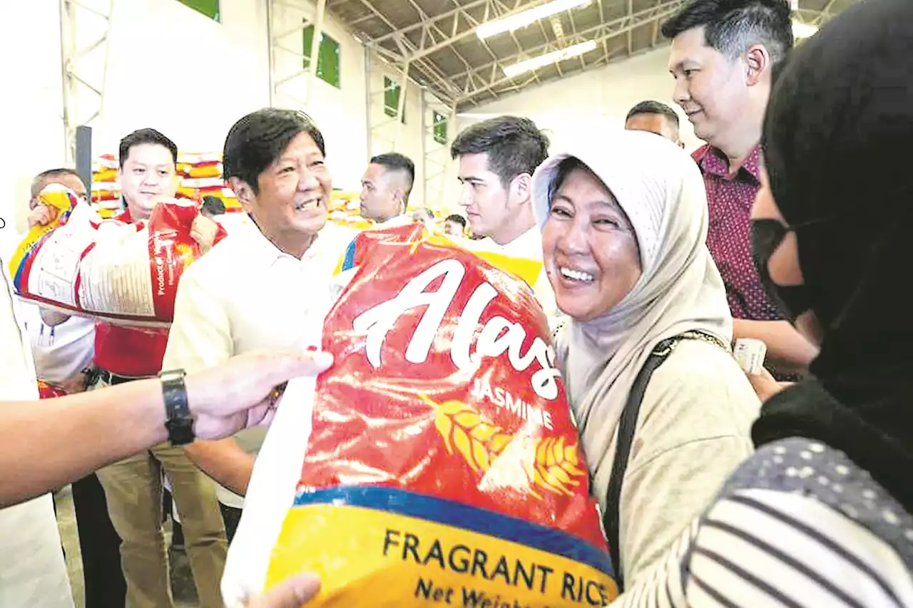 Marcos not giving up on P20/kilo rice price promise