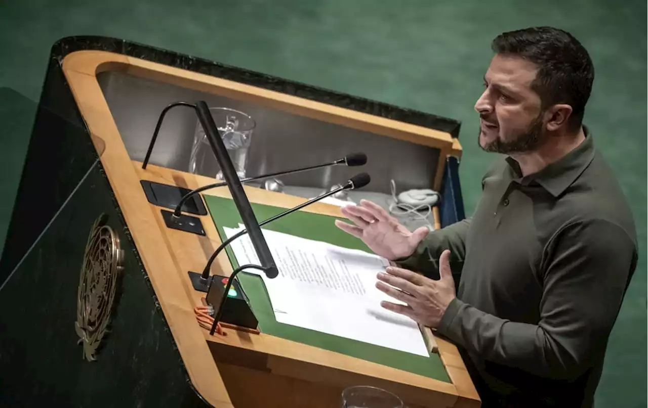 Ukraine's Zelenskiy tells UN General Assembly: Russian occupier must return to its own land