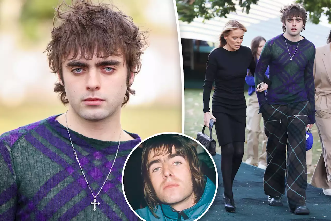 Liam Gallagher’s son is his look-alike in new eyebrow-raising photos