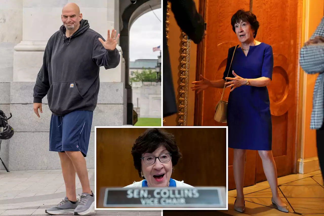 Susan Collins jokes she’ll ‘wear a bikini’ in protest of ‘Fetterman Rule’