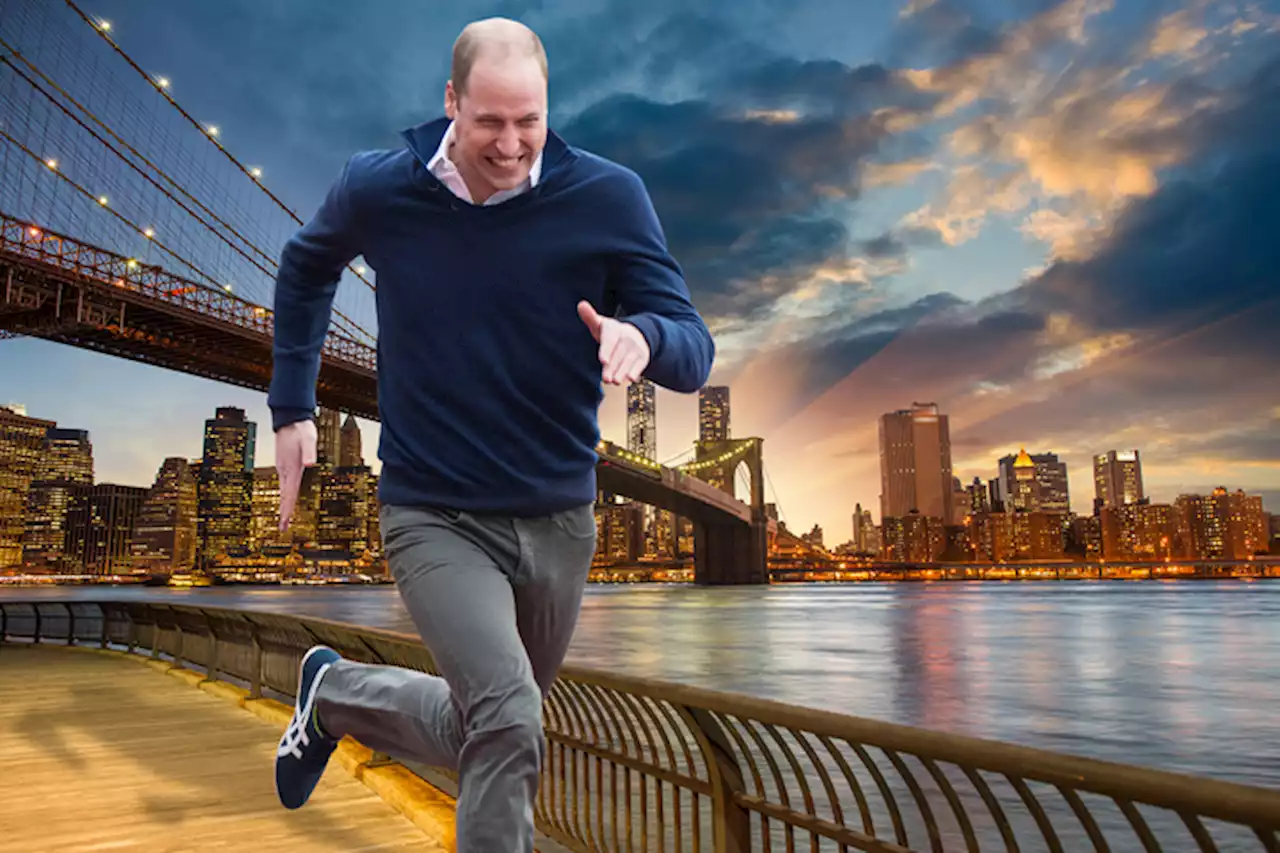 Prince William went jogging in Central Park Tuesday and no one noticed