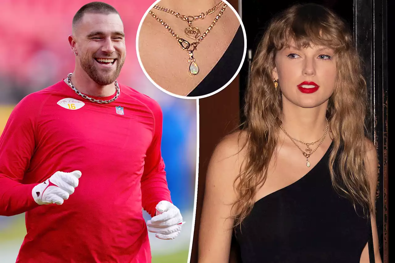 Taylor Swift wears necklace with Travis Kelce’s birthstone amid dating rumors