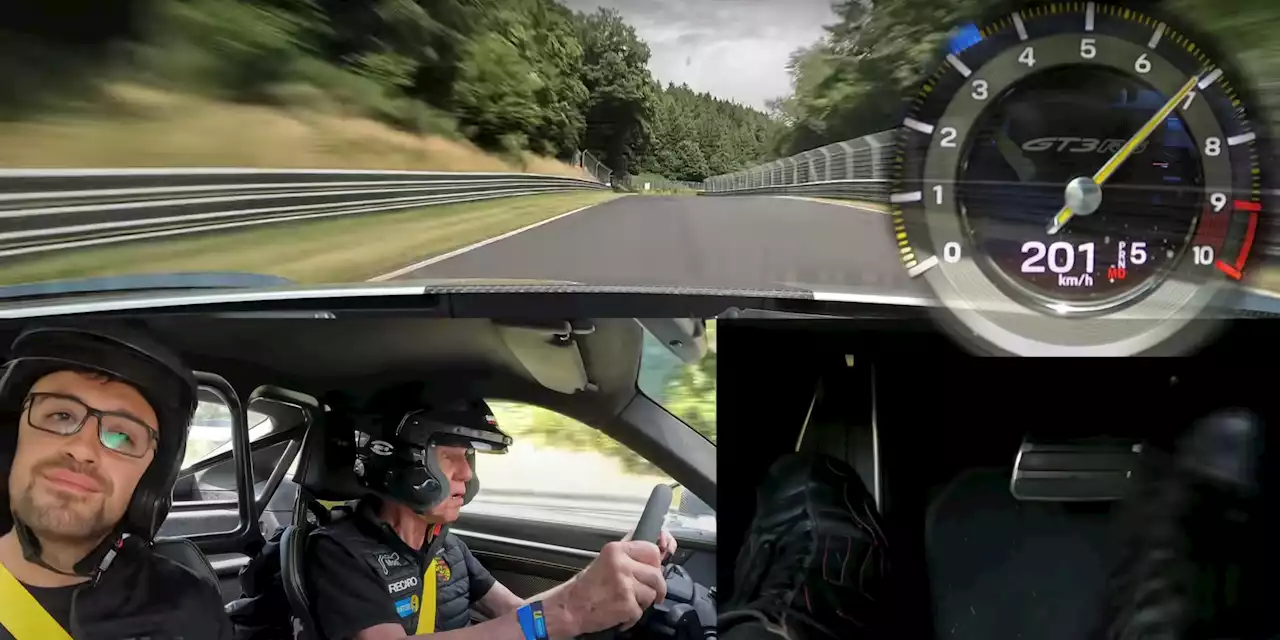 Watch Water Röhrl Take the New Porsche 911 GT3 RS Around the Nürburgring