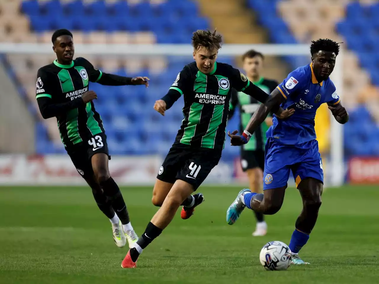 EFL Trophy: Shrewsbury 0 Brighton U21s 0 (4-1 pens)