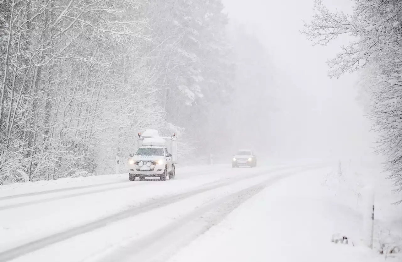 Orange varning för snö och vind