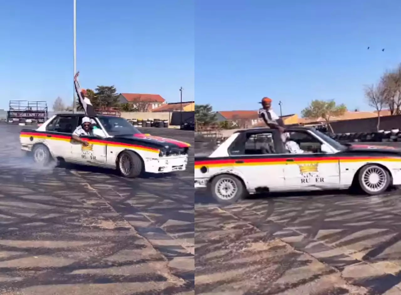 Super Hero: Gasper Nyovest steals the show with his epic drifting skills (Video)