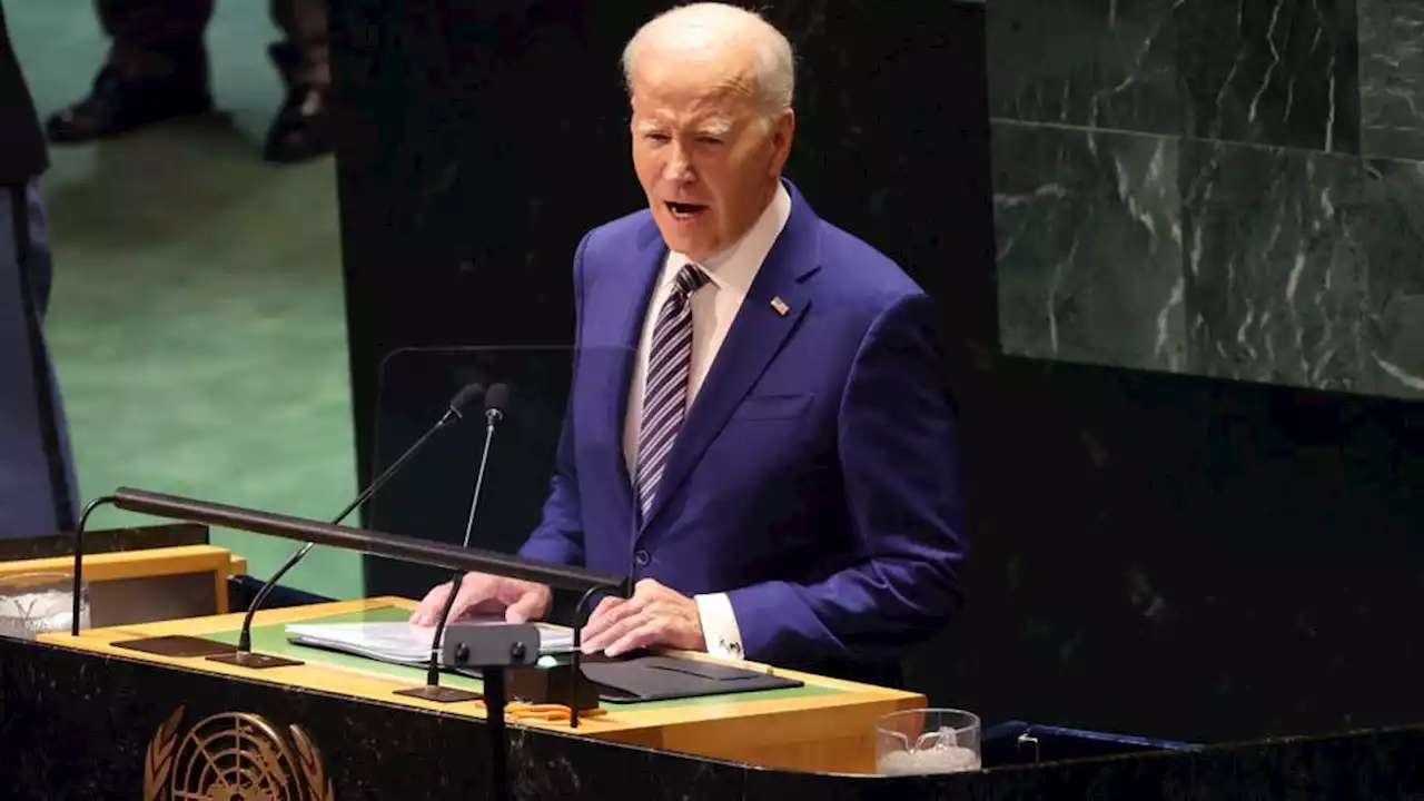 Biden, at UN General Assembly, urges world leaders to stand by Ukraine