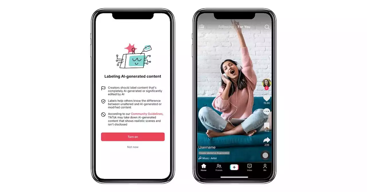 TikTok introduces a way to label AI-generated content