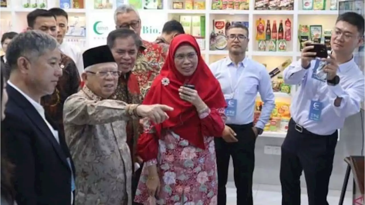 Wapres Maruf Amin Ingin Dikampanyekan ke Pengusaha China untuk Investasi Produk Halal ke Indonesia