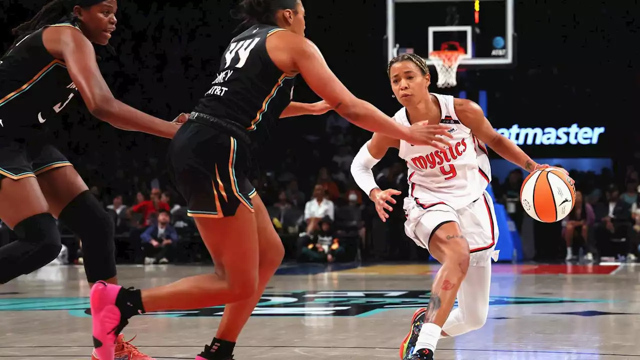 Mystics' Natasha Cloud calls out Liberty fan's 'thug' comment: 'We don't have any room for racism'