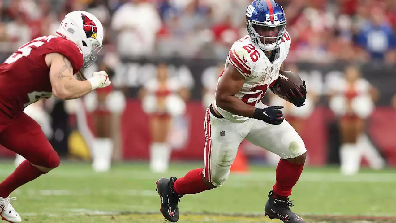 Report: Giants RB Saquon Barkley to miss 3 weeks with 'ordinary' ankle sprain