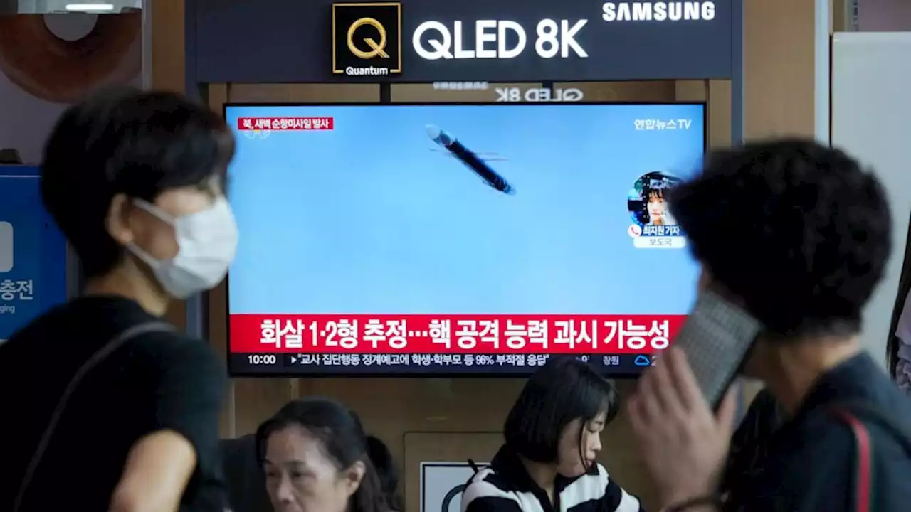 North Korea fires cruise missiles into the sea after US-South Korean military drills end