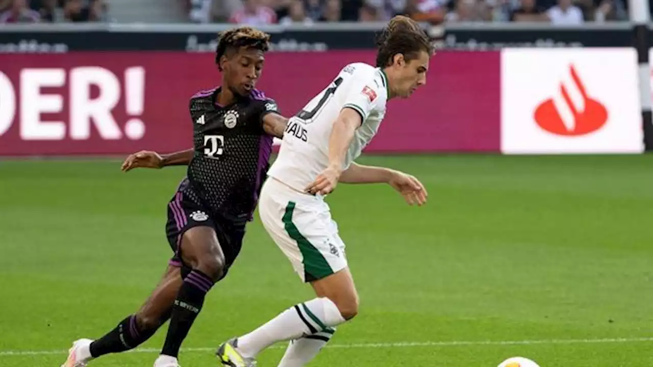 Bayern sua mas dá a volta em Monchengladbach com golo de menino de 18 anos (Alemanha)