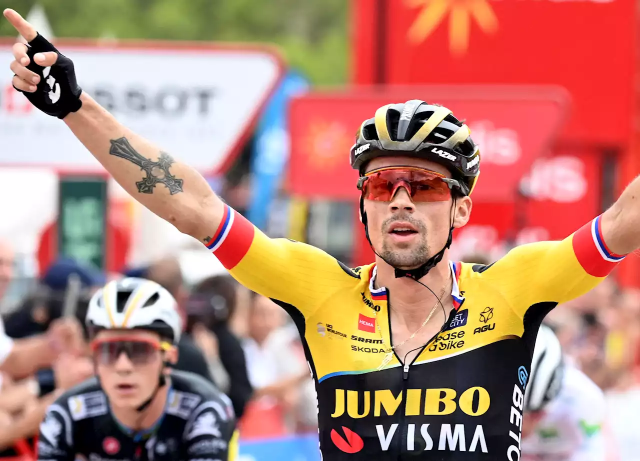 Vuelta di Spagna 2023, Roglic vince 8° tappa. Kuss nuova maglia rossa