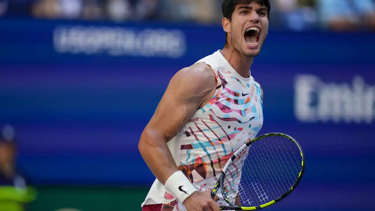 Carlos Alcaraz produces highlights and smiles during a US Open victory over Dan Evans