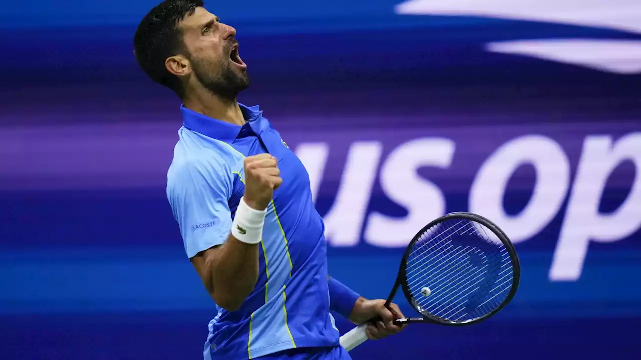 Novak Djokovic comes back after dropping the first 2 sets to beat Laslo Djere at the US Open