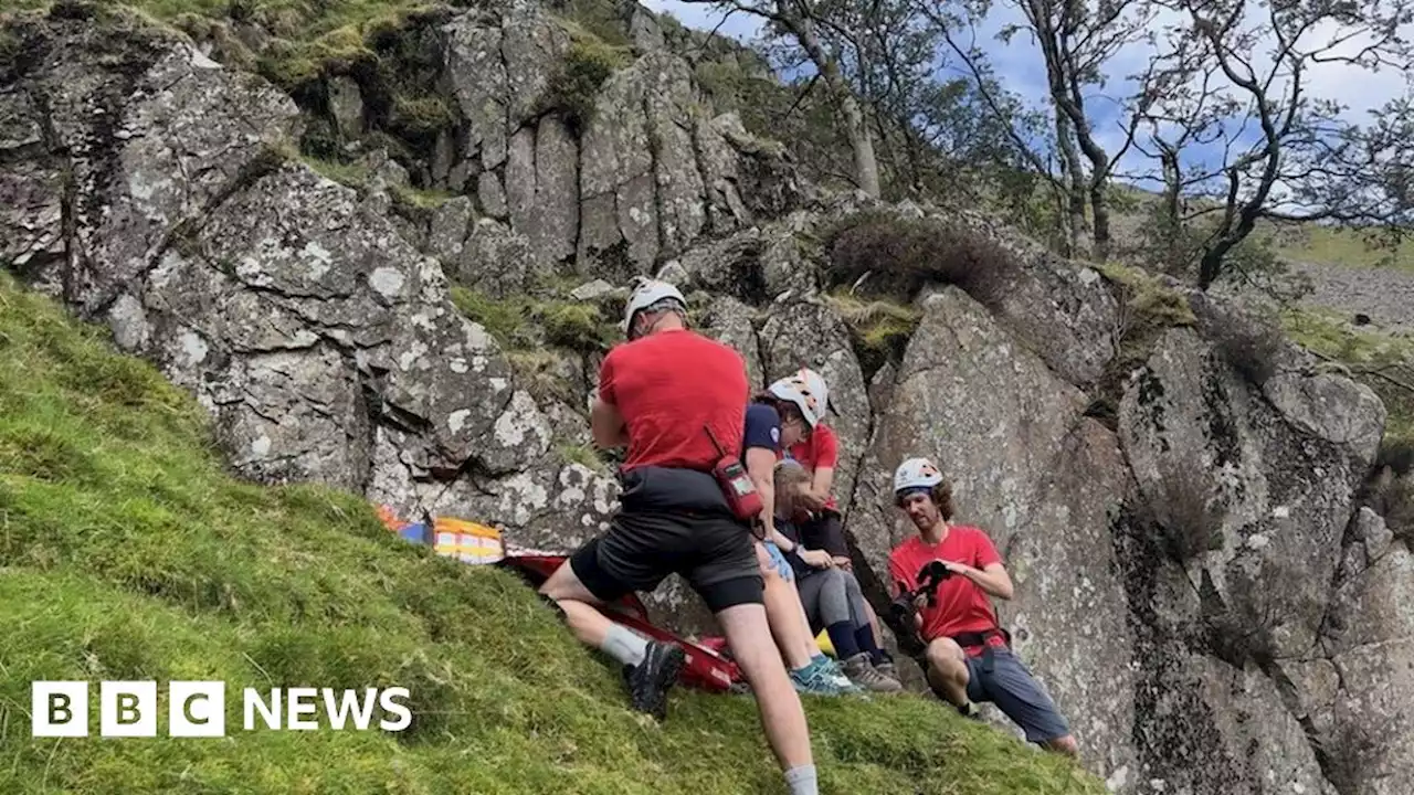 Lake District: Girl hit by large rock during activity climb