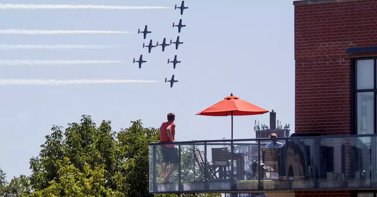 Someone measured the noise levels from the Toronto Air Show