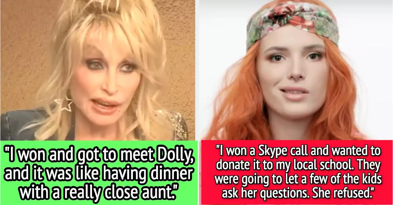 People Who Won Celebrity Meet-And-Greets Are Sharing Their Stories, And Wow, Some Are WILD