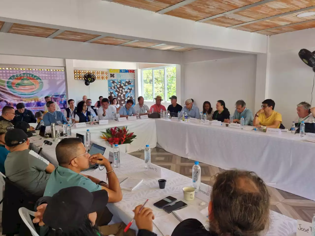 Se inició el primer encuentro del Gobierno y el Estado Mayor Central de las Farc