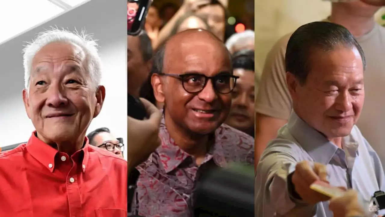 In pictures: Polling Day as it unfolded for Singapore's presidential candidates