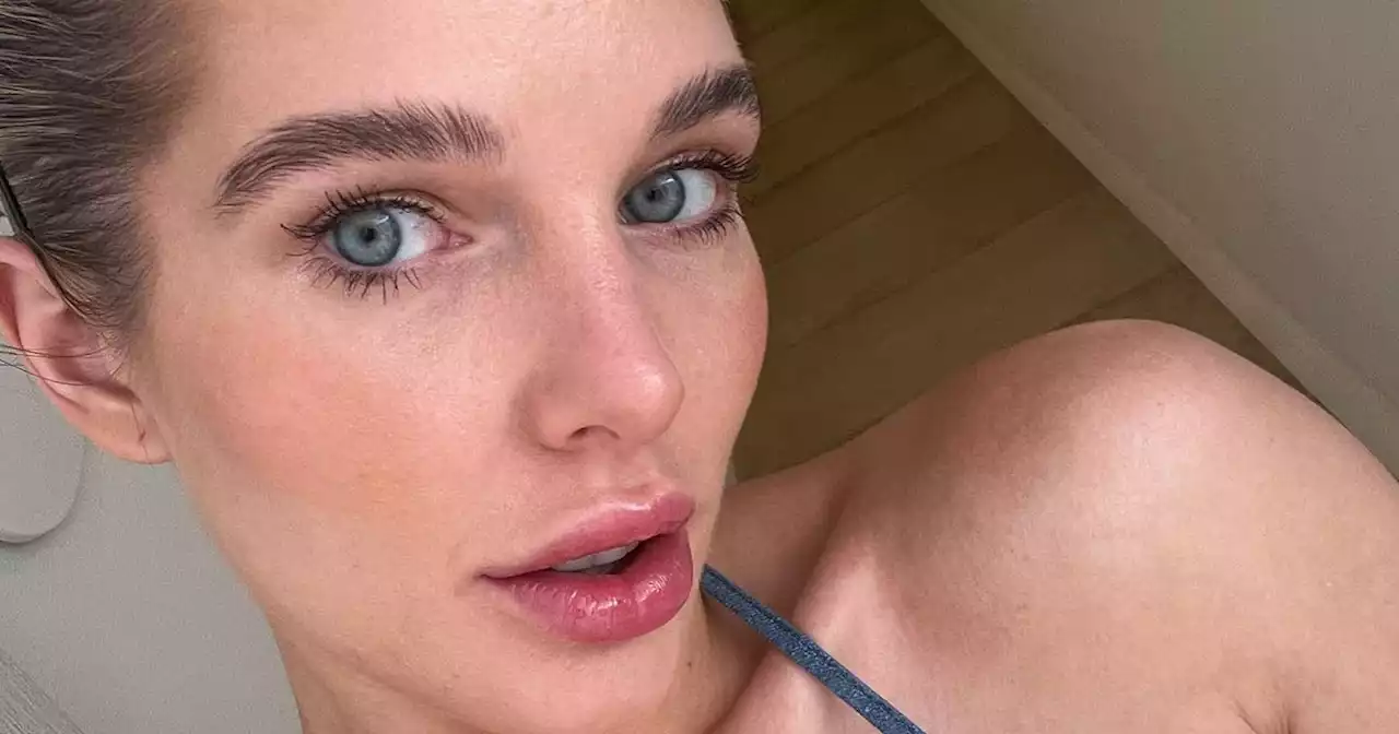 Helen Flanagan's nightmare flight in her swimsuit on 'freezing' plane