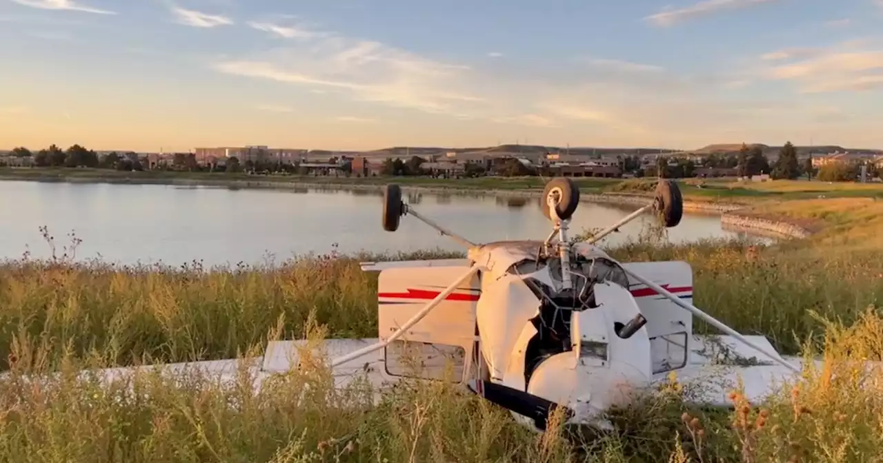 2 uninjured after crash lands on Douglas County golf course