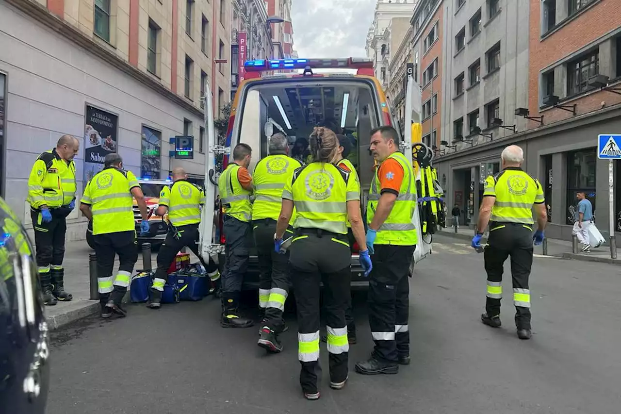 Detenido un hombre tras acuchillar a una mujer en un hotel del centro de Madrid