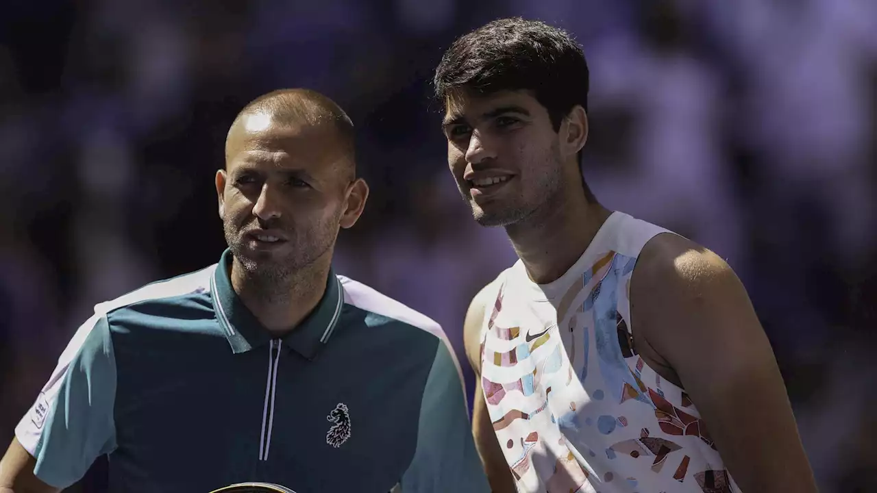 US Open 2023: Daniel Evans lässt im Match gegen Carlos Alcaraz einen Mann aus seiner Box schmeißen