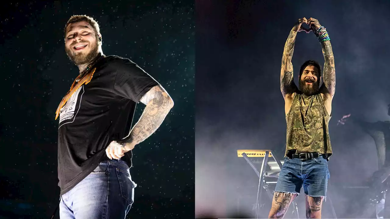 Post Malone flaunts weight loss after revealing his secret to dropping 55 pounds