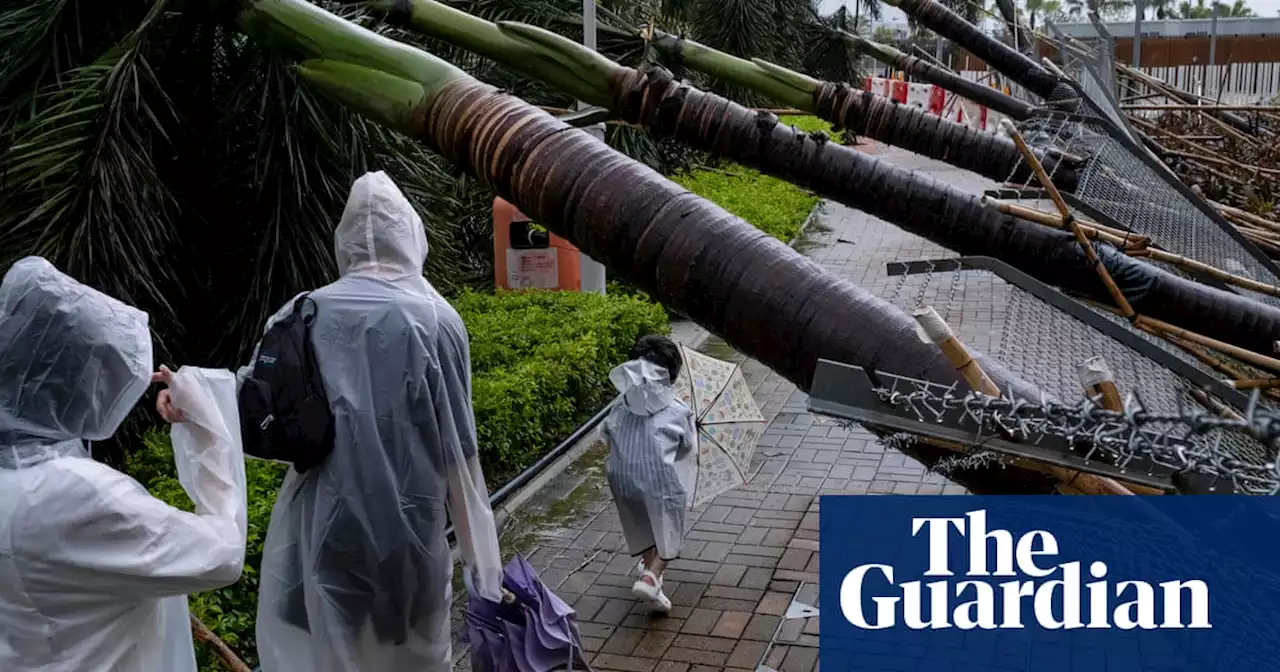 Typhoon Saola makes landfall in southern China as nearly 900,000 evacuated