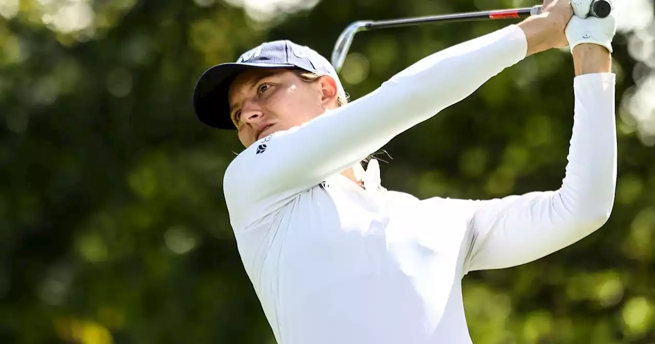 Women’s Irish Open: Long-hitting Anne van Dam takes commanding lead