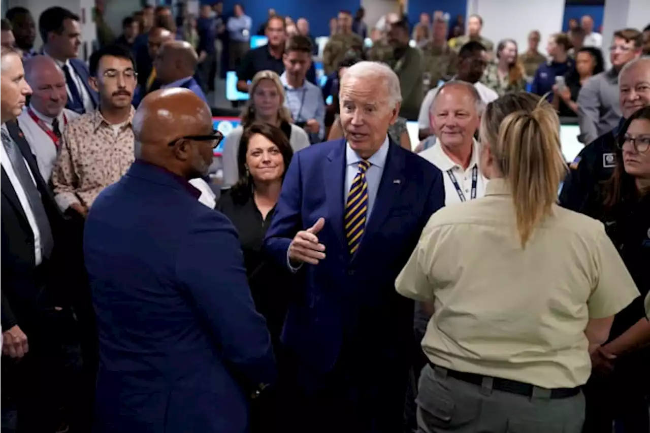 Biden heads to Florida to see Idalia's destruction. But he won't be seeing Gov. DeSantis