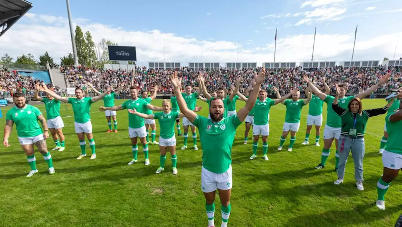 VIDEO. Coupe du monde de rugby 2023 : les Irlandais entonnent 'Les Champs-Élysées' de Joe Dassin devant 12 000 Français à Tours