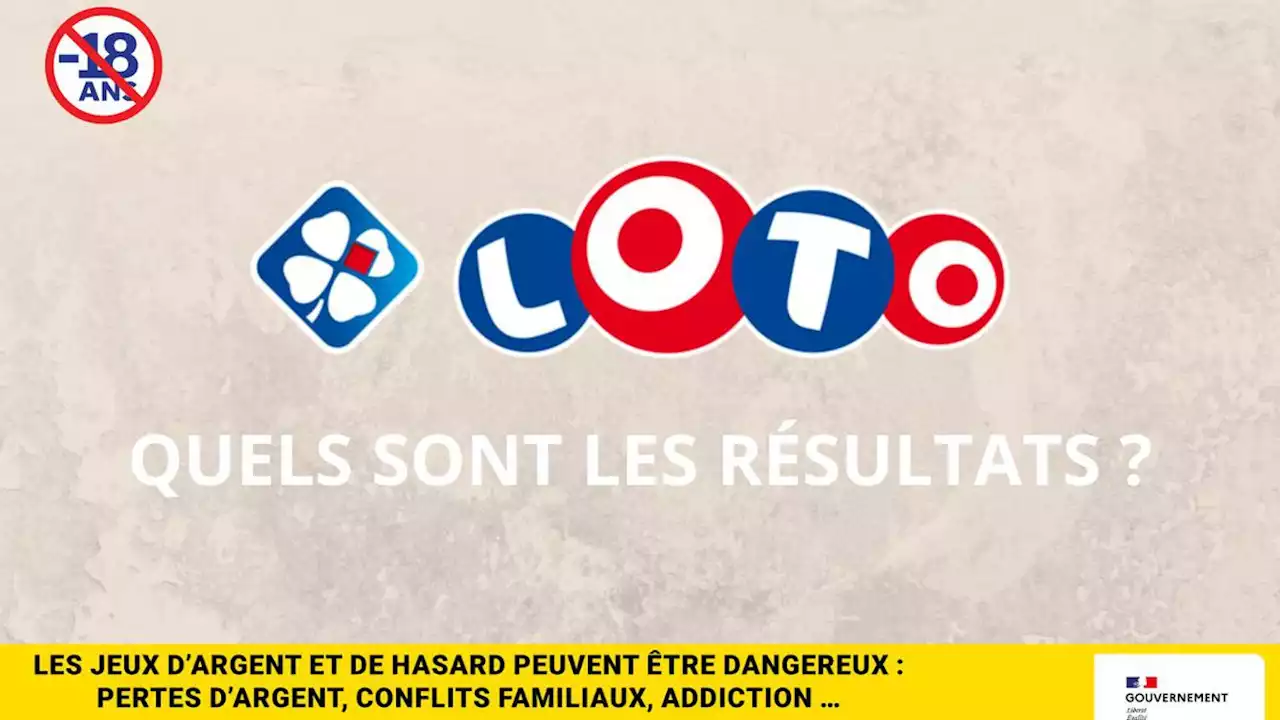 Les résultats du Loto de la FDJ du samedi 2 septembre 2023