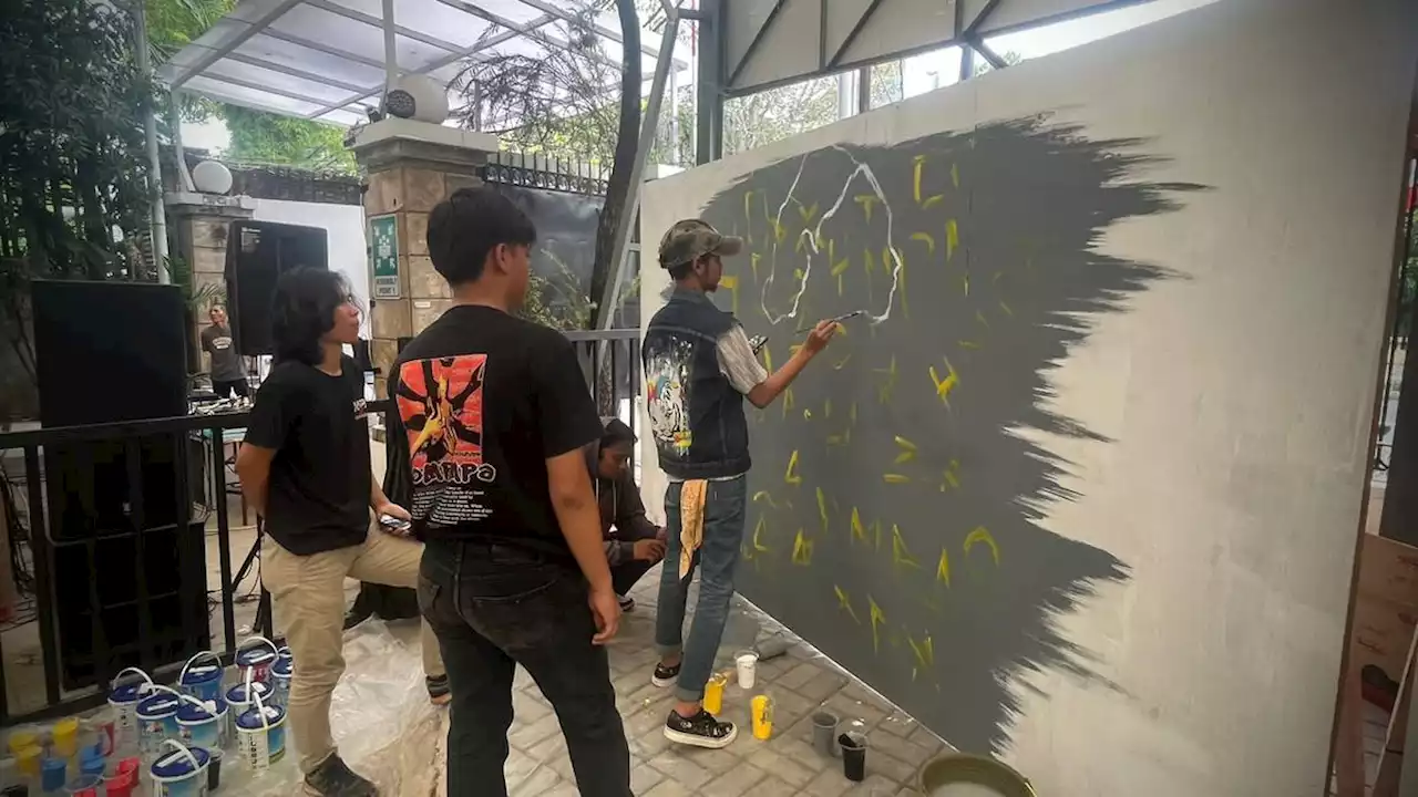 Bikin Kompetisi Mural, Tim Pemenangan Pilpres PDIP: Ganjar Dorong Ruang Anak Muda Berkreasi