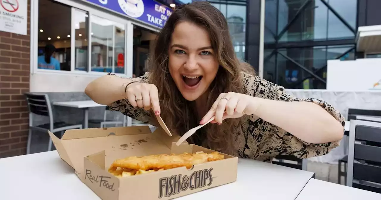 The quiet chippy serving food in boxes perfect for walking the Illuminations