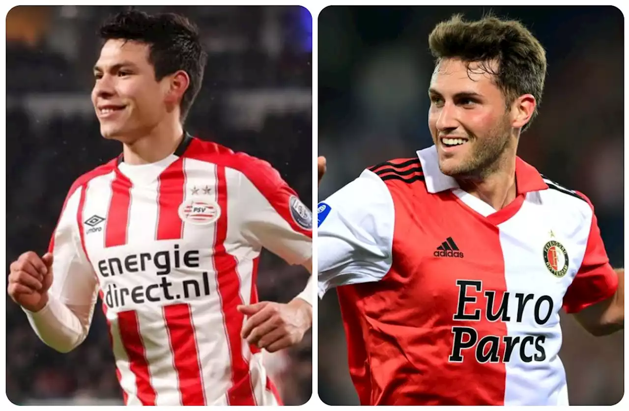 En estas fechas se enfrentarán Lozano y Giménez en la Eredivisie 2023